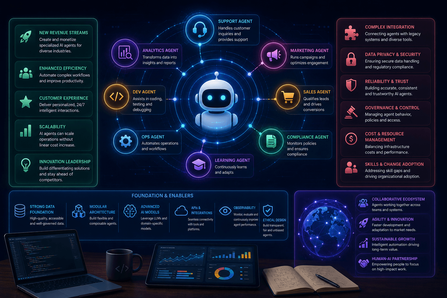 Building an AI Agent Ecosystem: Opportunities and Challenges for Software Development Companies