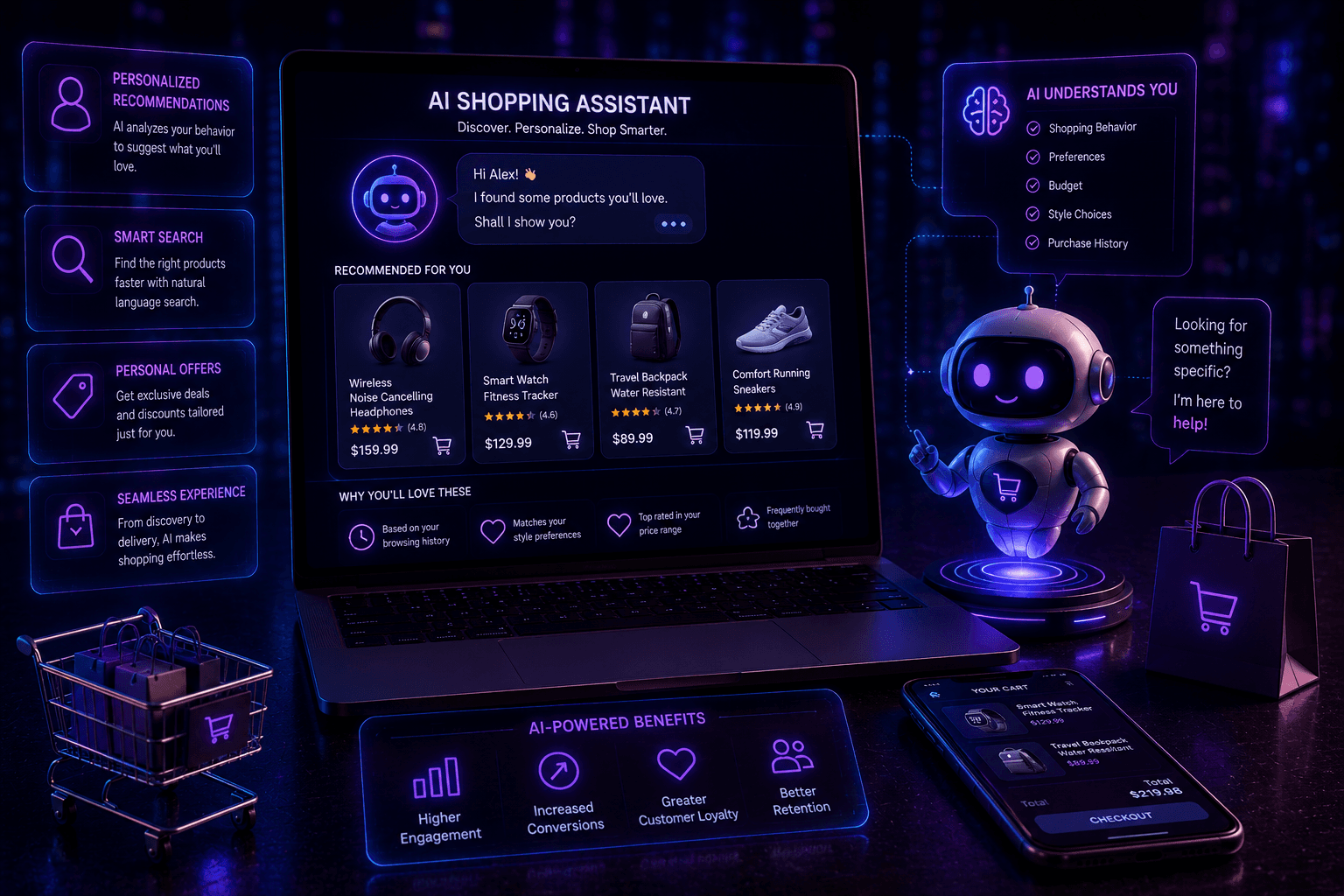 Revolutionizing E-commerce: How AI Shopping Assistants Personalize the Customer Experience