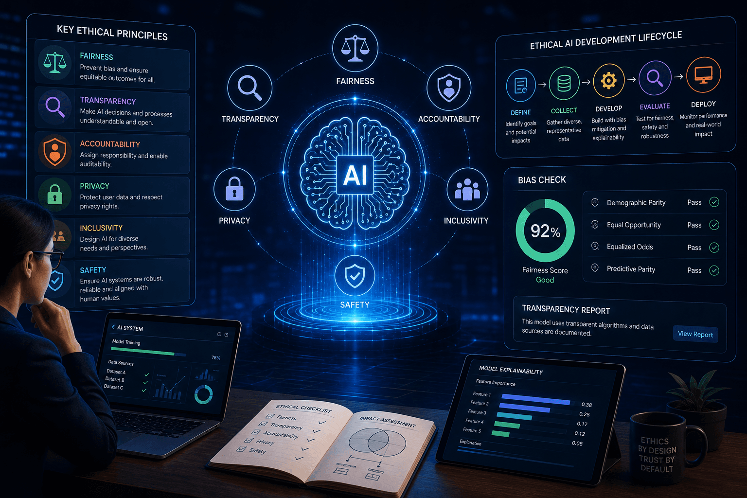 Navigating AI Ethics: Ensuring Fairness and Transparency in Development
