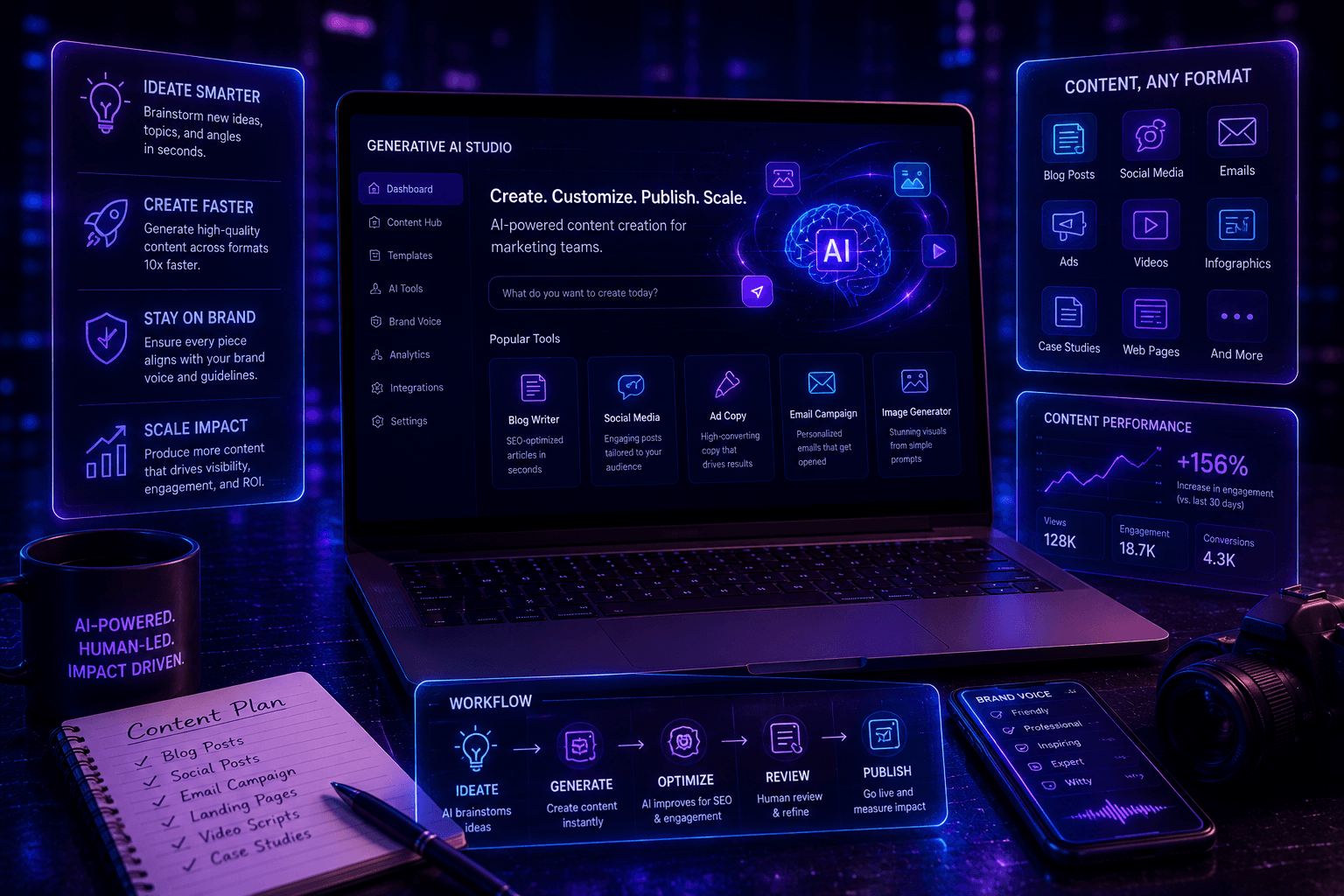 Unlocking the Power of Generative AI for Scalable Content Creation: A Guide for Marketing Teams