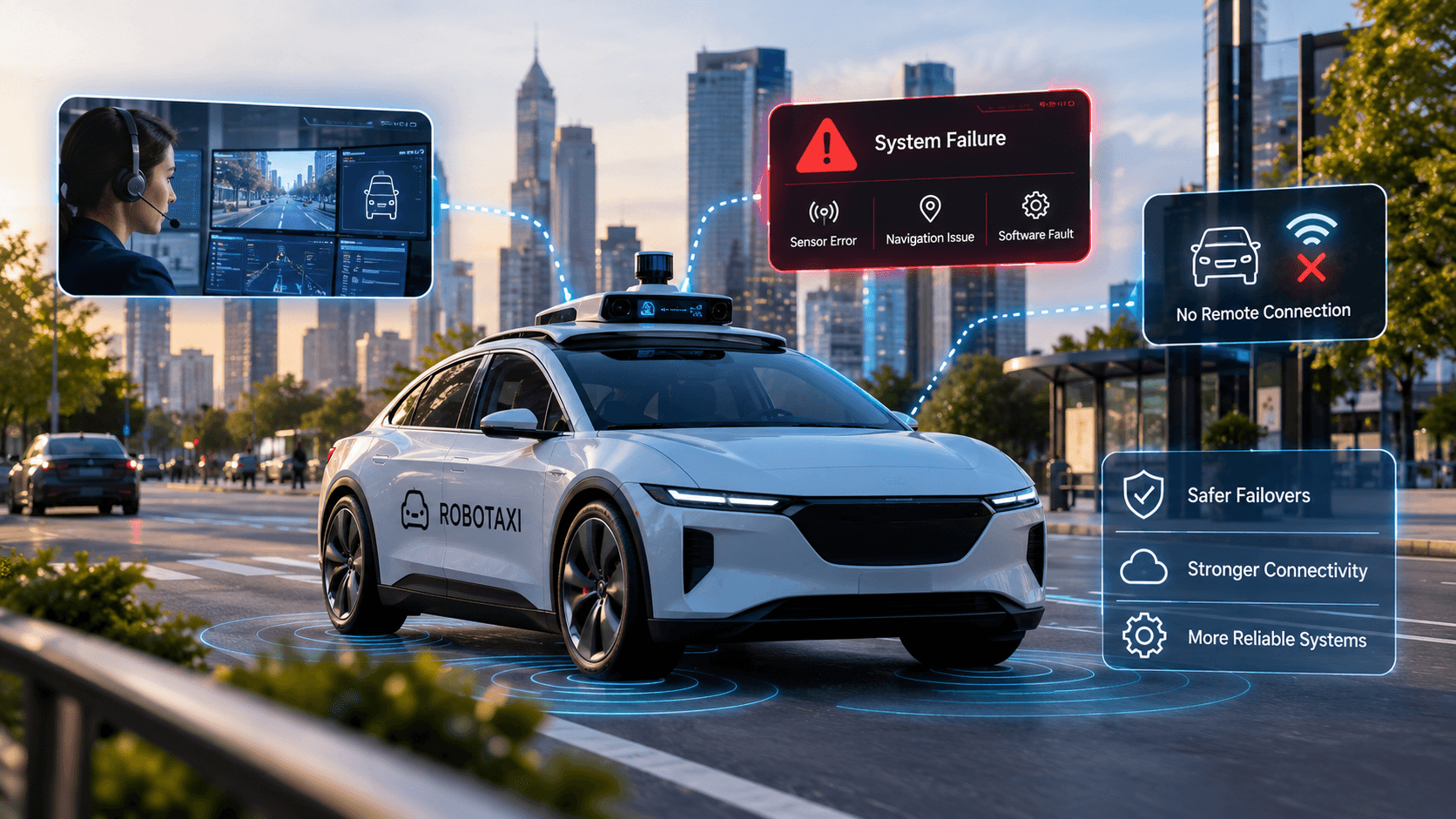 Robotaxi Reality Check: Overcoming Remote Assistance and System Failure Challenges