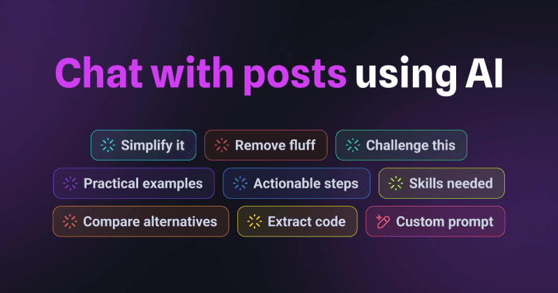 Chat with Posts using AI